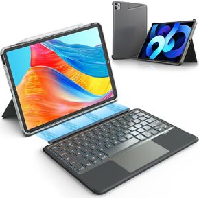 Keyboard Case for iPad -Air 11- inch 2024 & iPad Pro 11 inch (1st/2nd/3rd/4th Generation)- Magnetic Detachable Tablet Keyboard Cases with Trackpad Compatible with 10.9" iPad Air 4th/5th Gen