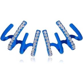 Ear Cuff Earrings Ear Crawler Earrings for Women Helix Hook Earrings Rhinestone Ear Wrap Earrings Pierced Trendy Jewelry for Women 2024