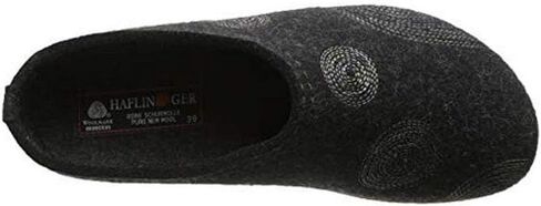 HAFLINGER Women's Gz Spirit Charcoal Clogs-and-Mules-Shoes in Saudi Arabia