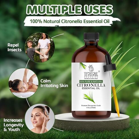 زيت النعناع العطري (النعناع الفلفلي) - زيت نقي وطبيعي 100% - درجة علاجية مع قطارة ممتازة - زيت النعناع للعلاج بالروائح العطرية وموزعات الروائح - 118 مل in Saudi Arabia