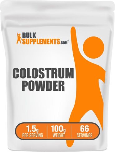 BulkSupplements.com Colostrum Powder - Colostrum Supplement, Bovine Colostrum Powder - for Gut & Immune Support, Gluten Free - 1500mg per Serving, 250g (8.8 oz) (Pack of 1) in Saudi Arabia
