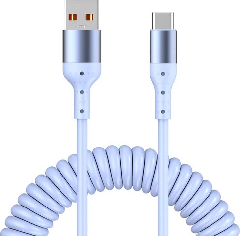 [معتمد من Apple MFi] كابل شحن سريع للسيارة iPhone 16 15، قابل للسحب بطول 5 أقدام 60 وات USB A إلى USB C سلك شحن وشاشة مزامنة البيانات متوافق مع iPhone 16 Pro/Pro Max/Plus/15 iPad Air to Car in Kuwait