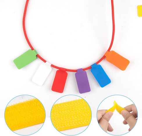 40PCS Computer Cable Labels 0.78" X 3.54", Cord Labels for Electronics & Writable Cord Identifiers for Charging Cords, Labels for Cords and Chargers & Wire Tags for Cable Organization Management in Saudi Arabia