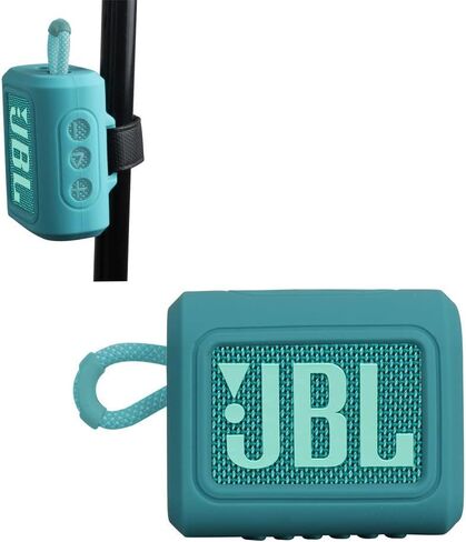 Hermitshell Silicone Carrying Case Replacement for JBL Go 3 / JBL Go 4 Portable Bluetooth Speaker (Lavender, Silicone Case) in Saudi Arabia