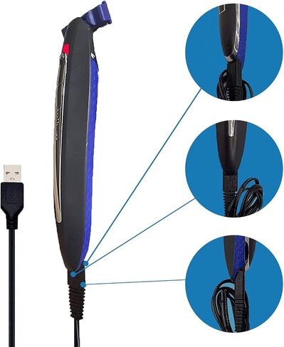 كابل شحن من ماكينة الحلاقة ورؤوس استبدال منفردة متوافقة مع ماكينة الحلاقة Microtouch Solo للرجال (4 شفرات حلاقة وكابل شاحن USB و2 فرشاة نظيفة) in Kuwait