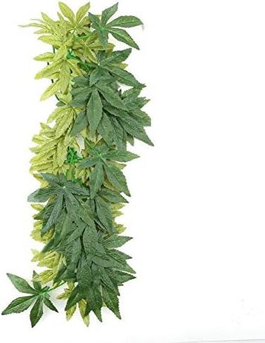 Yosooo Artificial Plants Fake Leaves Plastic Green Grass with Sucker for Aquarium Fish Tank Reptile Terrarium Habitat Box Cage Terrarium Ornaments Outside Home Garden Eco-Friendly Decor(50cm/19.69in) in Saudi Arabia