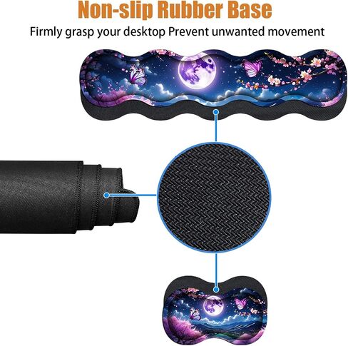 4 in 1 Ergonomic Keyboard Wrist Rest & Mouse Pad Wrist Rest Set, Large XXL Gaming Desk Mat 31.5"x 11.8" with Non-Slip Base, Memory Foam for Home Office Study Gaming, Red Dragon in Saudi Arabia