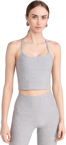 Beyond Yoga Women's Spacedye Slim Racerback Cropped Tank Top Orchid Blossom Heather X-Small in Saudi Arabia