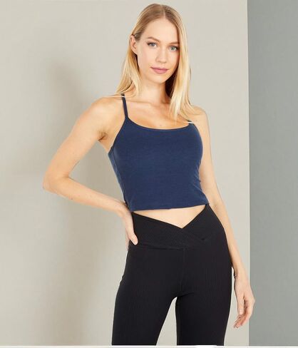تيشيرت بدون أكمام للسيدات من Beyond Yoga بتصميم Spacedye Slim Racerback قصير بدون أكمام Orchid Blossom Heather X-Small in Saudi Arabia
