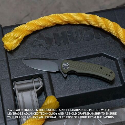 704 Gear Urban Ranger Lite | Green with Damascus Steel in Saudi Arabia