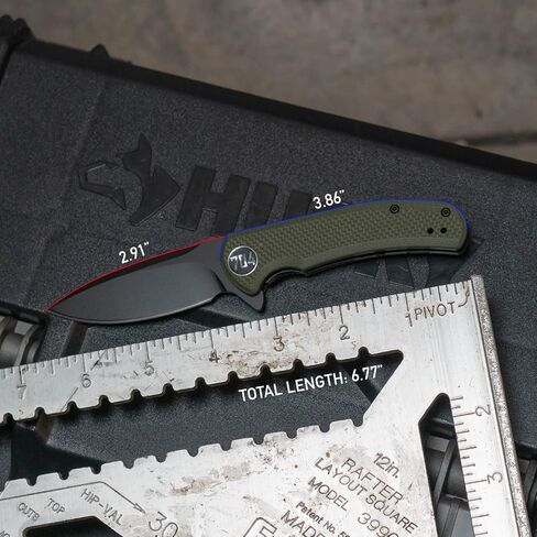 704 Gear Urban Ranger Lite | Green with Damascus Steel in Saudi Arabia