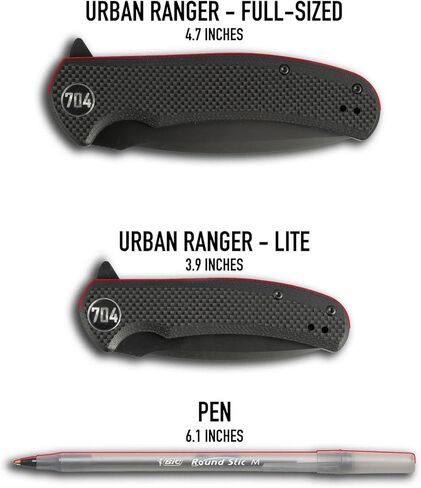 704 Gear Urban Ranger Lite | Green with Damascus Steel in Saudi Arabia