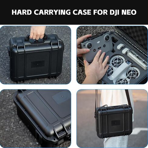 حافظة Neo، حقيبة حمل صلبة مقاومة للماء لملحقات DJI NEO، حقيبة سفر محمولة لـ DJI NEO Fly More Combo (وحدة التحكم RC/N3)، حافظة صلبة NEO Drone لـ DJI NEO، ملحقات DJI NEO المتميزة in Saudi Arabia