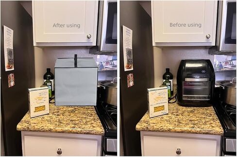 Dust Cover for Air Fryer Waterproof Compatible With CHEFMAN 10 Quart / 12-Quart 6-in-1 RJ38-1 Air Fryer Oven (Black, For 10 Quart) in Saudi Arabia