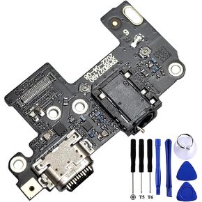 Moto G Stylus 5G 2022 USB شحن ميناء الكابلات المرنة استبدال لـ Moto G Stylus 5G 2022 XT2215-4 XT2215-1 XT2215-2 XT2215 نوع C شاحن حوض موصل PCB Board Port Flex Repair Part in Kuwait