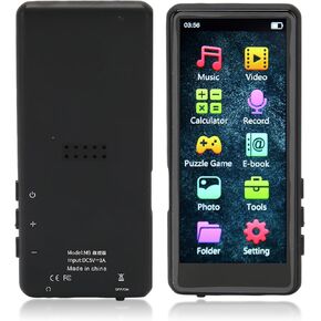 MP3 Player with Bluetooth and, 4.0 Inch Full MP4 MP3 Player with Speaker, for Android Streaming Music Player Portable HiFi Sound Digital Audio Player 2050mAh (Grey)