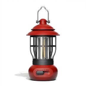 Camping Lamp, COB Lantern for Power Outage, Lantern for Emergency Supplies, Suitable for Indoor and Outdoor, Camping Site, Outdoor Portable Lantern, Black