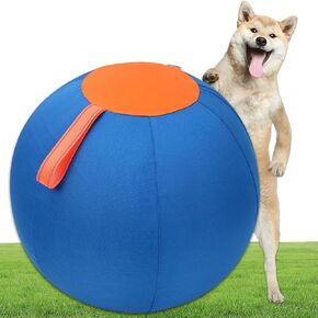 Aimery Herding Ball for Dogs - 25" Horse Dog Ball&Cover with Straps, Herding Ball for Australian Shepherd, Cattle Dogs, Collie & Herding Dog, Herding Dogs Toys Giant Jolly Ball for Play