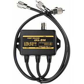 CFX-514 المذنب الثلاثي 1.3-90/130-200/380-500 ميجا هرتز مع الخيوط SO-239 - PL-259/PL-259/PL-259
