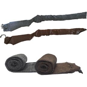 4Pcs Thick Gun Socks, Elastic Stretch Gun Sock for Guns with Scopes, Wide Gun Sock Covers for Shotguns, Rifles, Shotguns, 52"x4" Silicone Treated and Rust Proof.