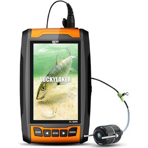 LUCKYLAKER LCD Monitor Fishing Camera Video DVR Boat Fishing Cameras Underwater Kayak Portable Camera Fish Underwater High Resolution