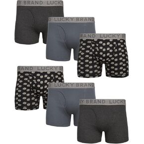 Lucky Brand Men's Underwear – Classic Boxer Briefs (6 Pack) in Saudi Arabia