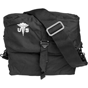 Mil-Tec Unisex Medical Kit Bag - Functional Rugged Tactical Outdoor Camping Hiking Handbag with Strap System & Medical Badge