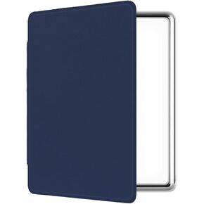 Case for New Amazon Kindle (2024/2022) 6" Clear Acrylic & Premium Pu Leather Cover/Kindle Case/Smart Sleep/Wake Case for New Kindle