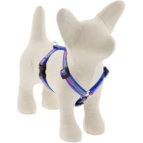Small Adjustable Dog Harness by Lupine 1/2" Wide Ripple Creek Design with 12-20" Adjustable Girth