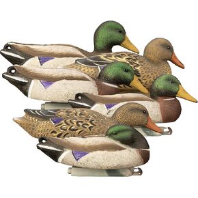 Higdon Outdoors Full-Size Mallard Duck Decoys, Foam-Filled