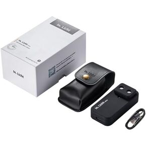In.Licht Ultra Handheld Light Meter – Measures EML, CCT, LUX, CRI, Flicker Index | Lux Meter & Spectrometer for Light Designers to Create, Well-Lit Environments (Black)