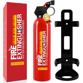 Fire Extinguisher for Boat - 2 Pcs House Fire Extinguisher with Bracket, 620ml Portable Car UTV Fire Extinguisher Kit, Class A B C K Small Water-Based Fire Extinguishers for Truck/Kitchen/RV/Apartment
