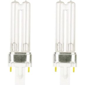 Anyray 2-Bulbs 5W 5 Watt UV-C Germicidal Ultraviolet Replacement Bulb UV-C Lamp G23