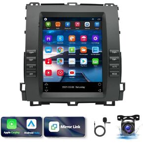 راديو ستيريو للسيارة 9.7 بوصة يعمل بنظام Android 13.0 لسيارة Lexus GX470 2002 2003 2004 2005 2006 2007 2008 2009 مع جهاز استقبال راديو Carplay Android Auto مزدوج Din GPS ملاحة بلوتوث[2+32G] in Kuwait