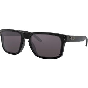 Oakley Men's OO9102 Holbrook Square Sunglasses, Clear/Prizm 24K Polarized, 57 mm