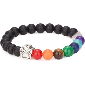 Dog Memorial Gifts for Loss of Dog, Pet Memorial Gifts for Dogs, Dog Passing Away Sympathy Gift, Rainbow Bridge Pet Memorial Bracelet for Men Women Who Loss of Dog Cat, Loss of Dog Sympathy Gift