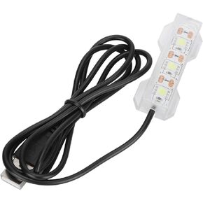 LED Aquarium Light, Submersible Fish Tank Lighting bar Stick USB Underwater Ultra Bright Beads Full Spectrum Hidden Small Lamp for Decorations Desktop Daily Freshwater Plants Indoor Water Garden