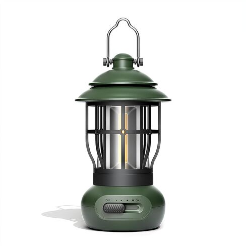 Camping Lamp, COB Lantern for Power Outage, Lantern for Emergency Supplies, Suitable for Indoor and Outdoor, Camping Site, Outdoor Portable Lantern, Black in Saudi Arabia