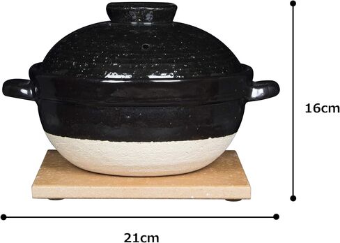 Kamadosan Clay Rice Cooker 33 Ounces by in Saudi Arabia
