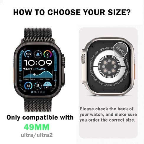 3 Pack for Apple Watch Ultra 2/Ultra 49mm Screen Protector Case, Protective Face Cover Hard PC Bumper Built-in Tempered Glass Film Ultra-Thin Guard for iWatch Ultra/Ultra 2 49mm Accessories in Saudi Arabia