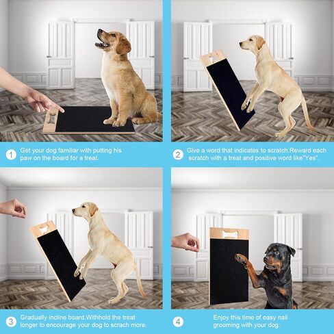TOYMIS Dog Scratch Pad for Nails, Scratching Boards for Pets File Nails Sandpaper Alternative Scratching Pad Dog Nail Clippers for Pets Nail Care in Saudi Arabia