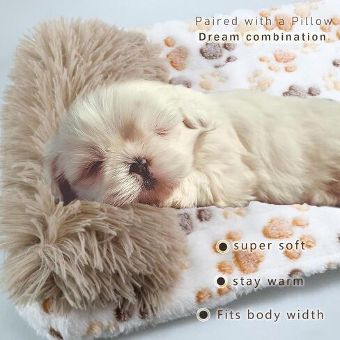 Dog Crate Bed with Calming Dog Pillow for Medium & Large Sized Dog, Fluffy Kennel Mat Machine Washable Dog Crate Furniture for Indoor 27x20inches in Saudi Arabia