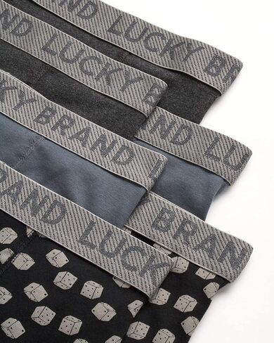 ملابس داخلية للرجال من Lucky Brand - سراويل داخلية بوكسر كلاسيكية (6 عبوات) in Kuwait
