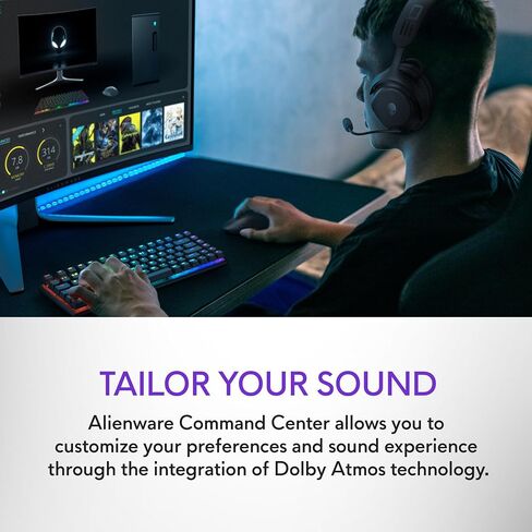 Alienware Wireless Gaming Headset, Active Noise Canceling in Kuwait