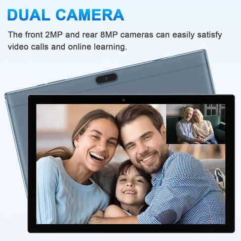 Tablet 10 Inch Tablet, Android 14 Tablets 8GB RAM 64GB ROM 1024GB Expand Tableta 2MP+ 8MP Camera WiFi Tablet Computer 10.1 IN Tablet IPS 10" HD Display 6000mAh Long Battery Life Tabletas (Pink) in Kuwait