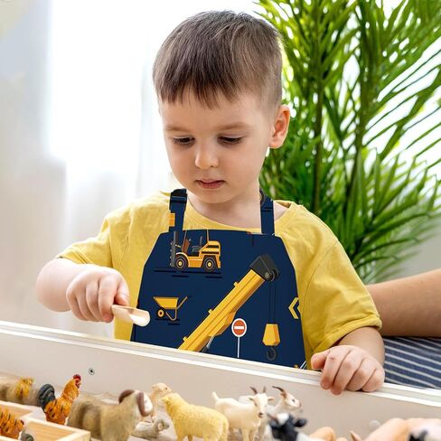 PLULON 4 Pcs Kids Apron Lemonade Stand Supplies for Kids, Kids Lemon Apron with Pockets Adjustable Strap Lemonade Stand in Kuwait