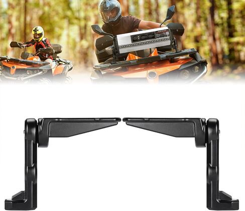 KEMIMOTO Midnight Soundbar Bracket for ATV UTV Golf Cart Marine Boat, Aluminum Alloy Speaker Mount Fit Roof in Saudi Arabia