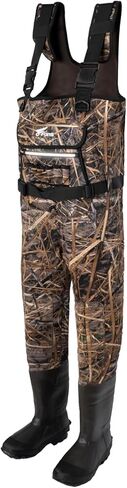 8 Fans Hunting Waders with 1000G Insulation Rubber Boots, Neoprene Chest Wader, Waterproof Bootfoot Waders for Men & Women in Kuwait