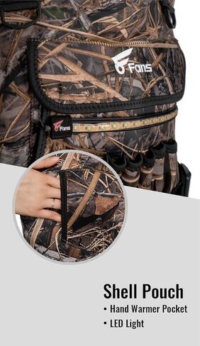 8 Fans Hunting Waders with 1000G Insulation Rubber Boots, Neoprene Chest Wader, Waterproof Bootfoot Waders for Men & Women in Kuwait