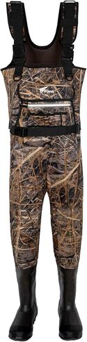 8 Fans Hunting Waders with 1000G Insulation Rubber Boots, Neoprene Chest Wader, Waterproof Bootfoot Waders for Men & Women in Kuwait